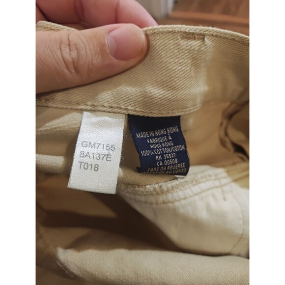 Vtg Marithe Francois Girbaud Jean Shorts Mens Size 40 Beige Denim Baggy Hip Hop - Picture 7 of 10